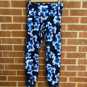 Flower print leggings